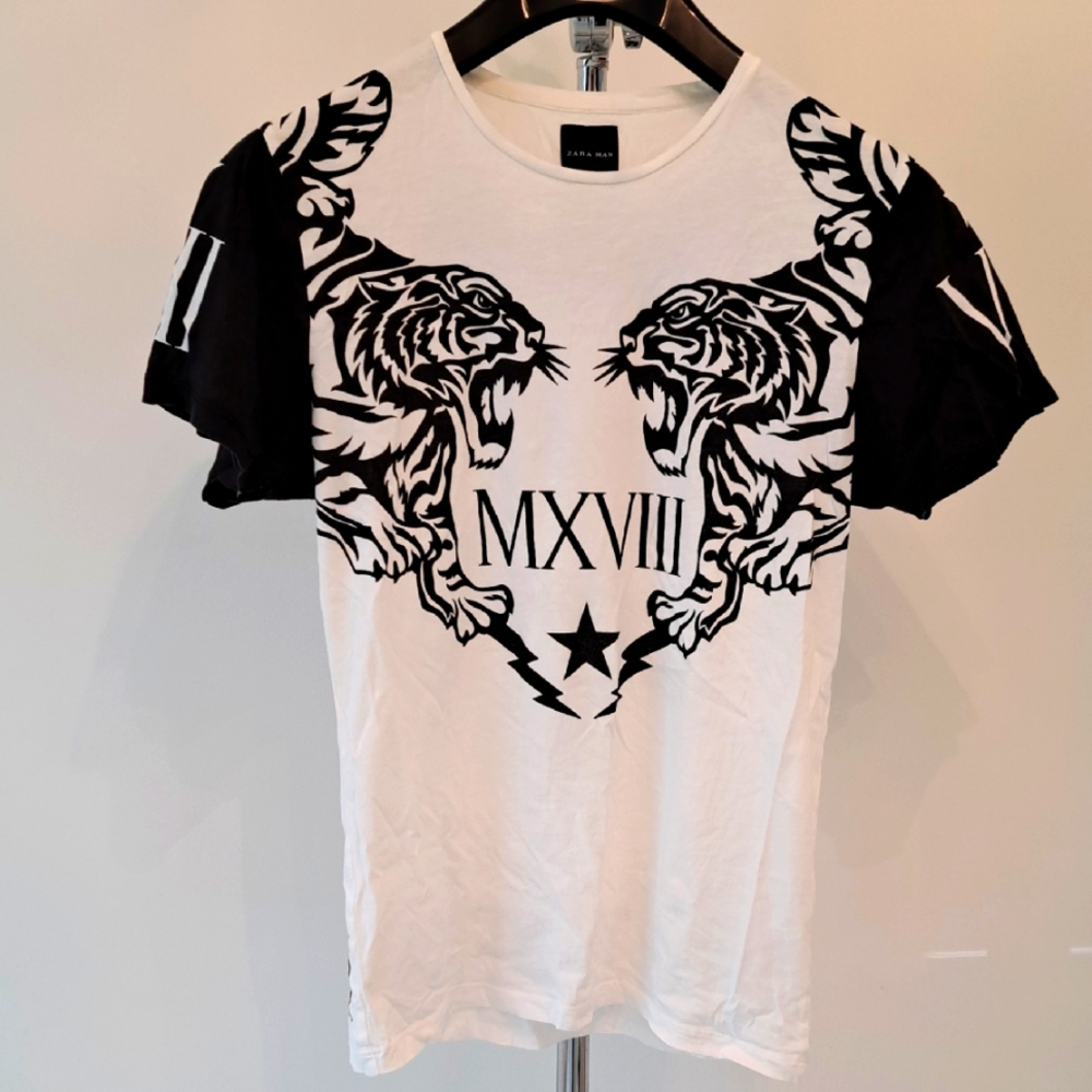 NWOT Men's Zara Tiger T-Shirt RARE